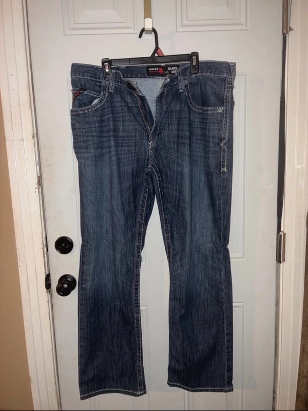 Ariat Men’s Vintage Bootcut Jeans in Faded Blue